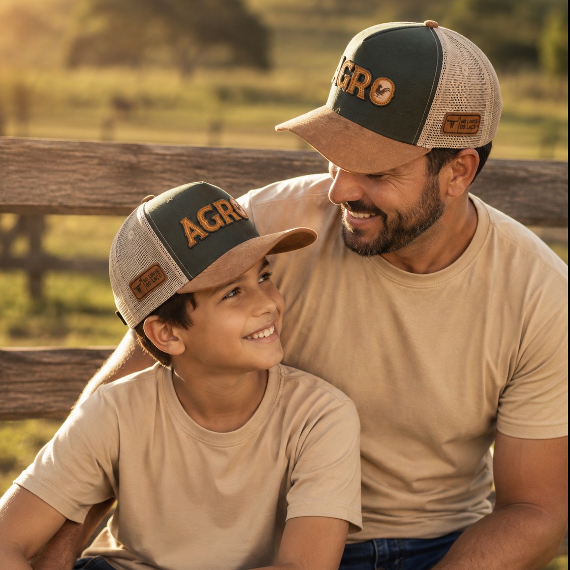 Kit 2 Bonés Pai e Filho ATACADO